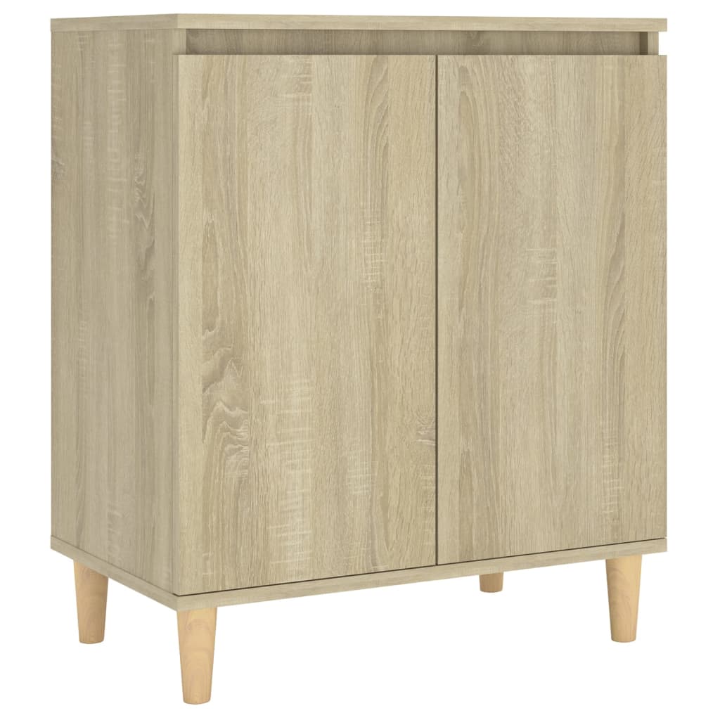 Skænk med massive træben Sonoma eg 60x35x70 cm