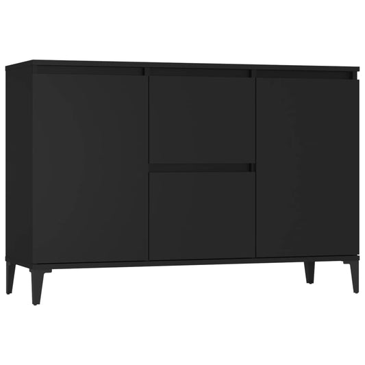 Sideboard Schwarz 102x35x70 cm Holzwerkstoff