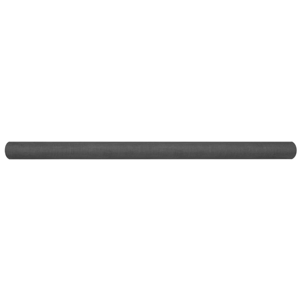 Fliegengitter Fiberglas 80x1000 cm Schwarz