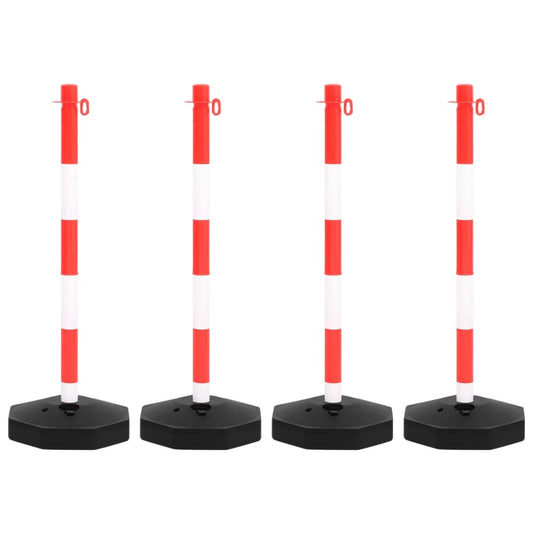 Kettenpfosten-Set mit 10 m Kunststoffkette