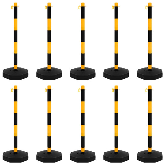 Kettenpfosten-Set mit 10 m Kunststoffkette