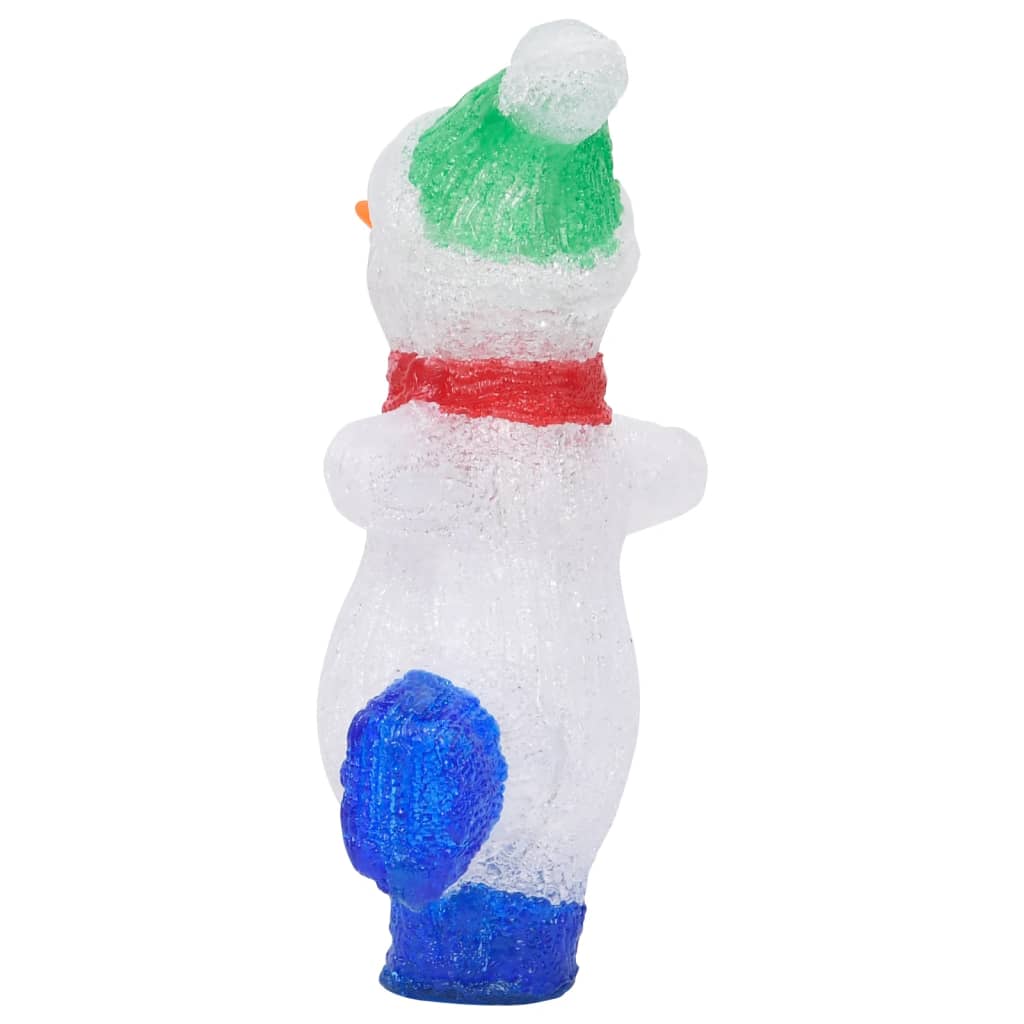 LED Julefigur Snemand Akryl Indendørs og Udendørs 30 cm