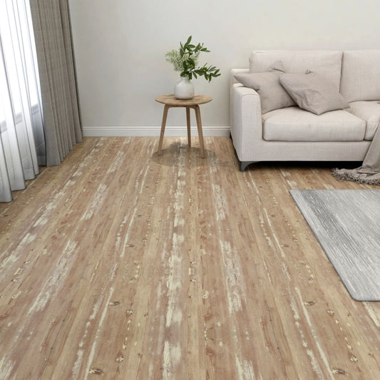 PVC Fliser Selvklæbende 20 stk 1,86 m² Brun