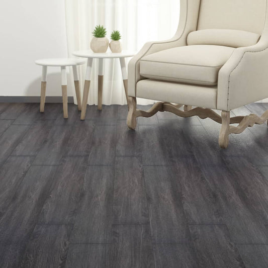 PVC Fliser Selvklæbende 5,21 m² 2 mm Sort og hvid