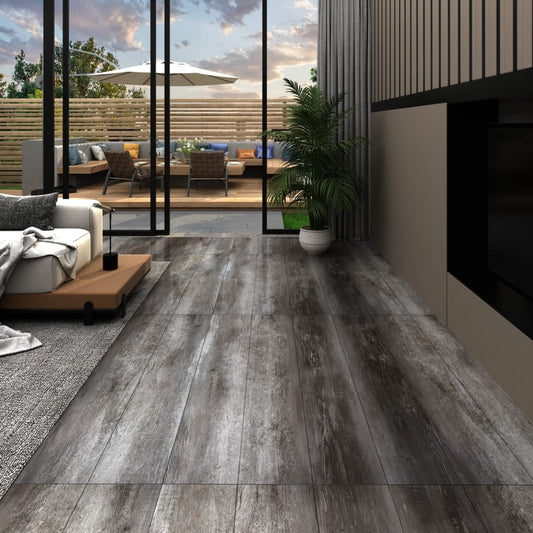 PVC Fliser Selvklæbende 5,21 m² 2 mm Trælook Stribet