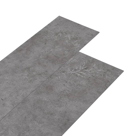 PVC Fliser Selvklæbende 5,21 m² 2 mm Beton Grå