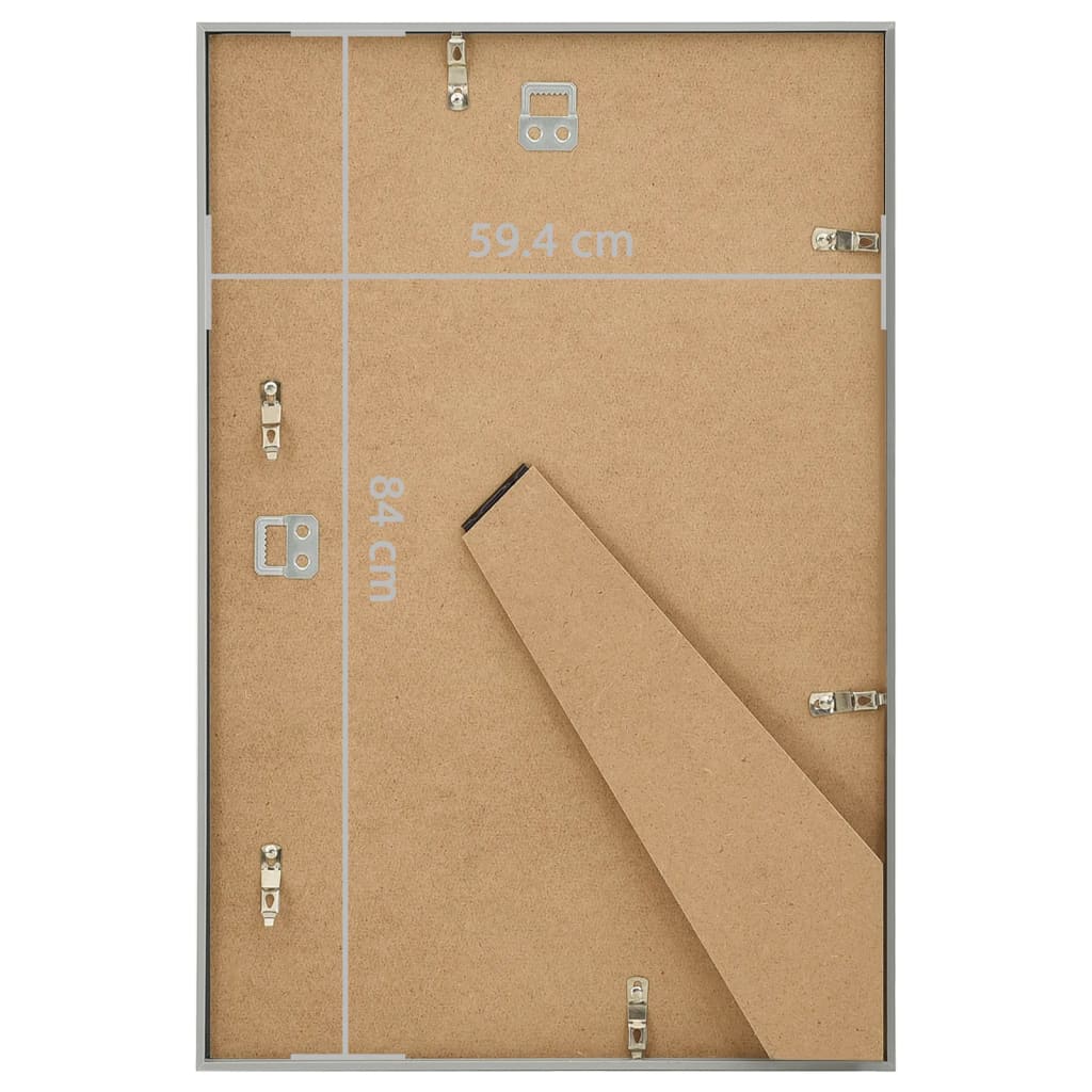 Billedramme Collage 5 stk til Vægbord Sølv 59,4x84 cm MDF
