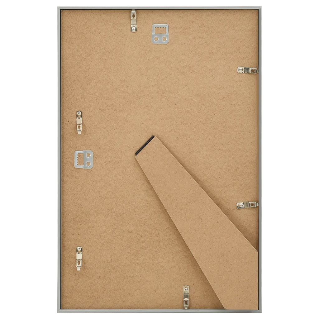 Billedramme Collage 5 stk til Vægbord Sølv 70x90 cm MDF