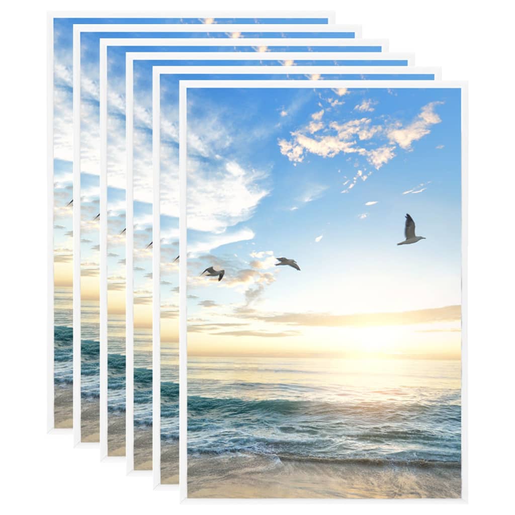 Billedramme Collage 5 stk til Bord Hvid 21x29,7 cm MDF