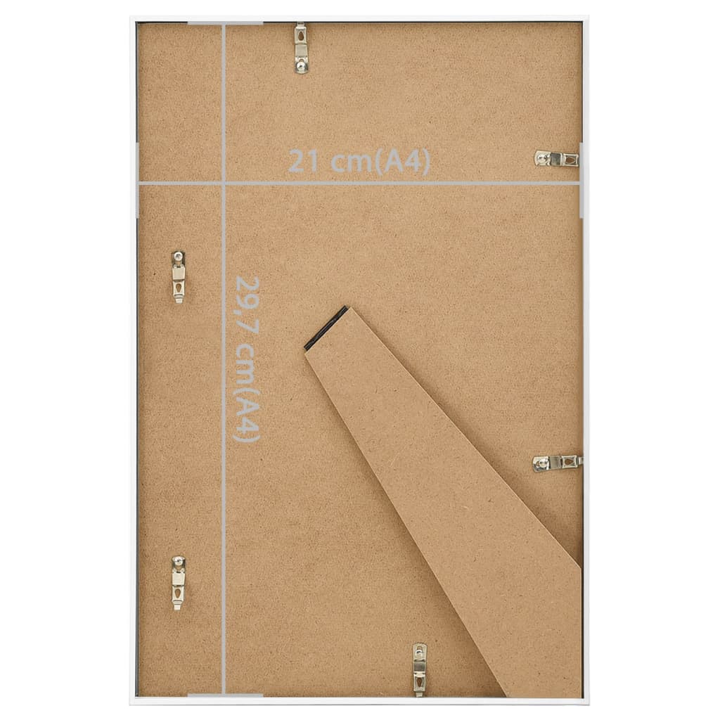 Billedramme Collage 5 stk til Bord Hvid 21x29,7 cm MDF
