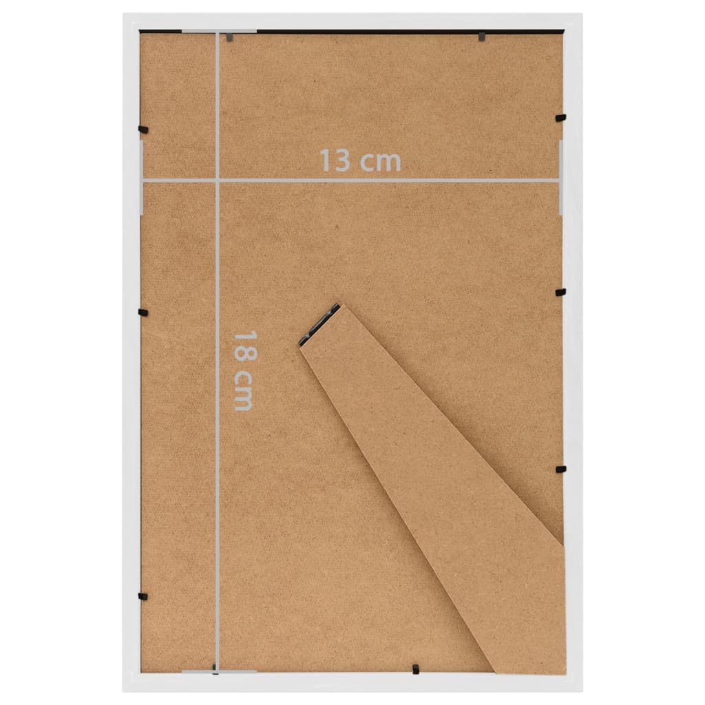 Billedramme Collage 3 stk til Bord Hvid 13x18 cm MDF
