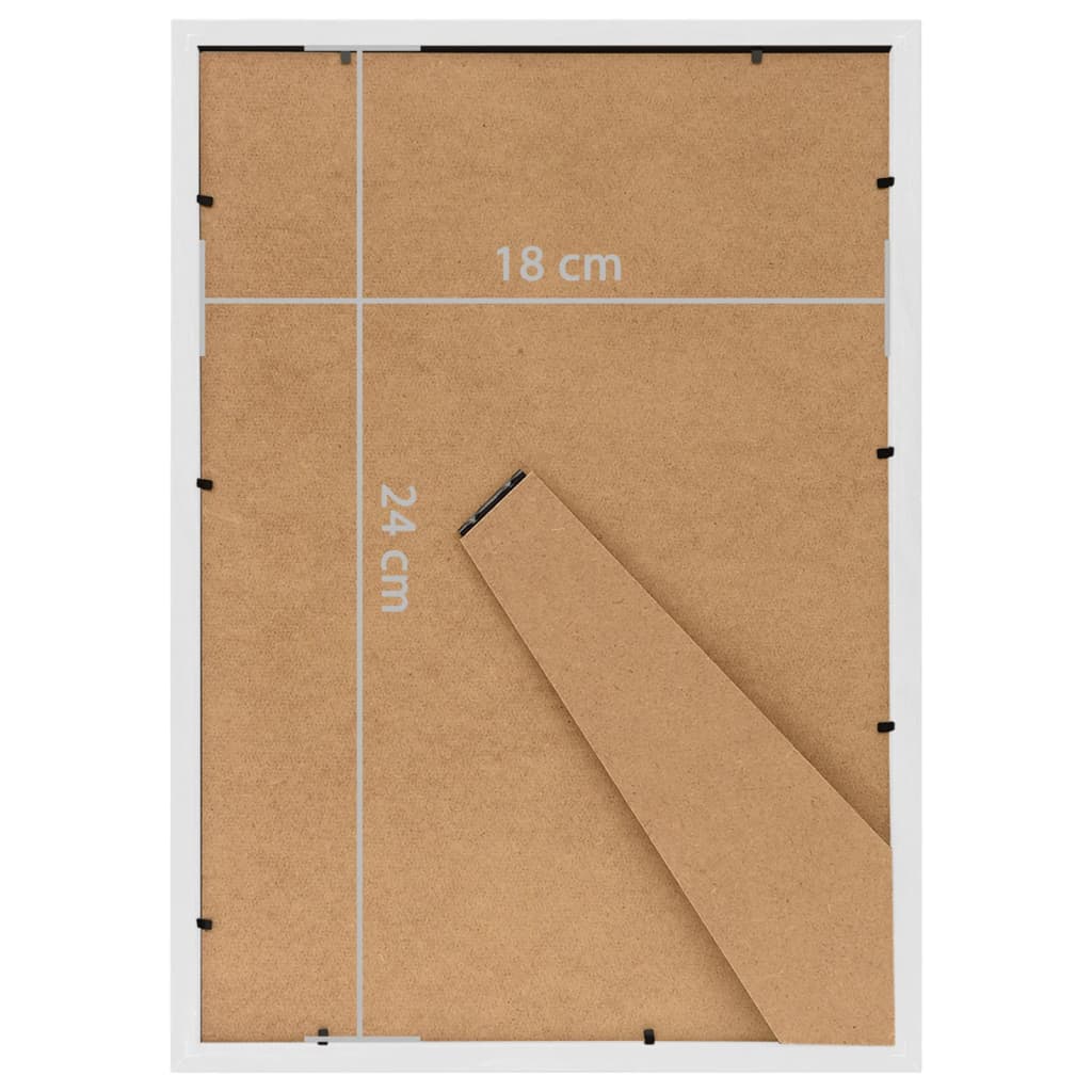 Billedramme Collage 3 stk til Bord Hvid 18x24 cm MDF