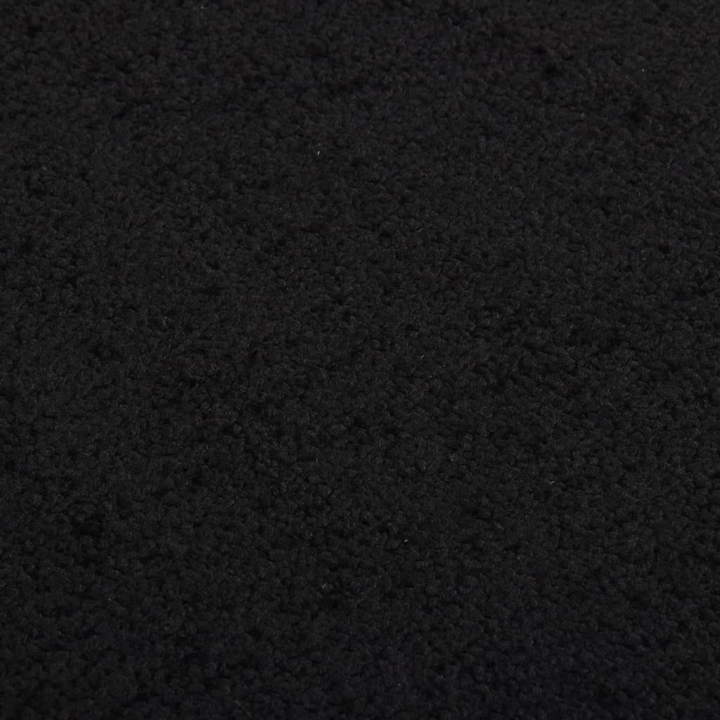 Fußmatte 80x120 cm Schwarz