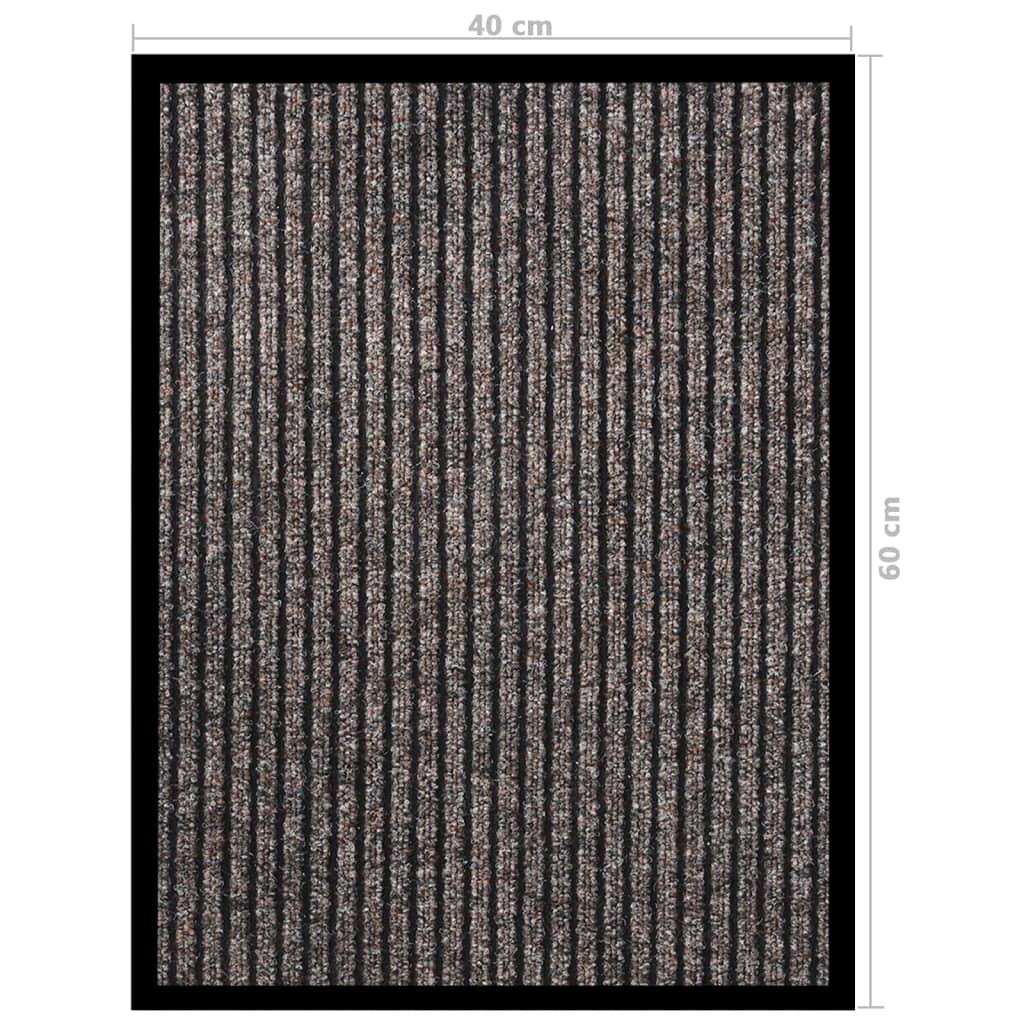 Dørmåtte Beige Stribet 40x60 cm