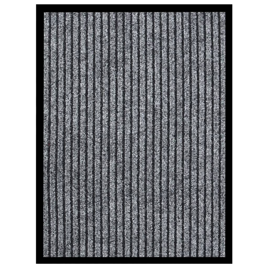 Dørmåtte Gråstribet 40x60 cm