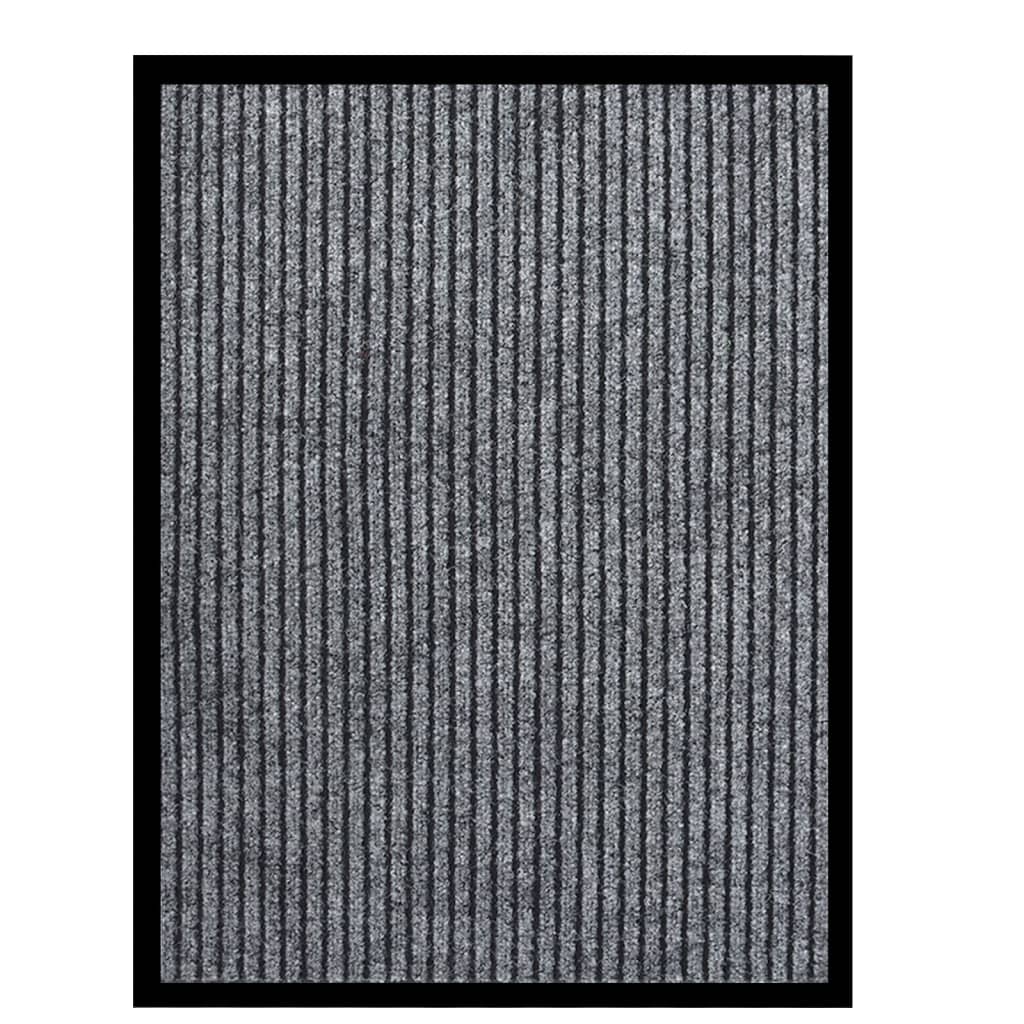 Dørmåtte Stribet Grå 60x80 cm