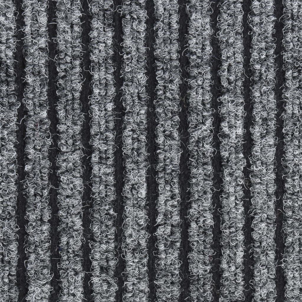 Dørmåtte Stribet Grå 60x80 cm