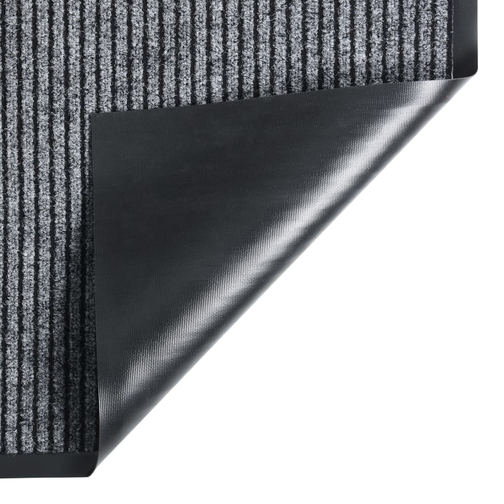 Dørmåtte Gråstribet 80x120 cm