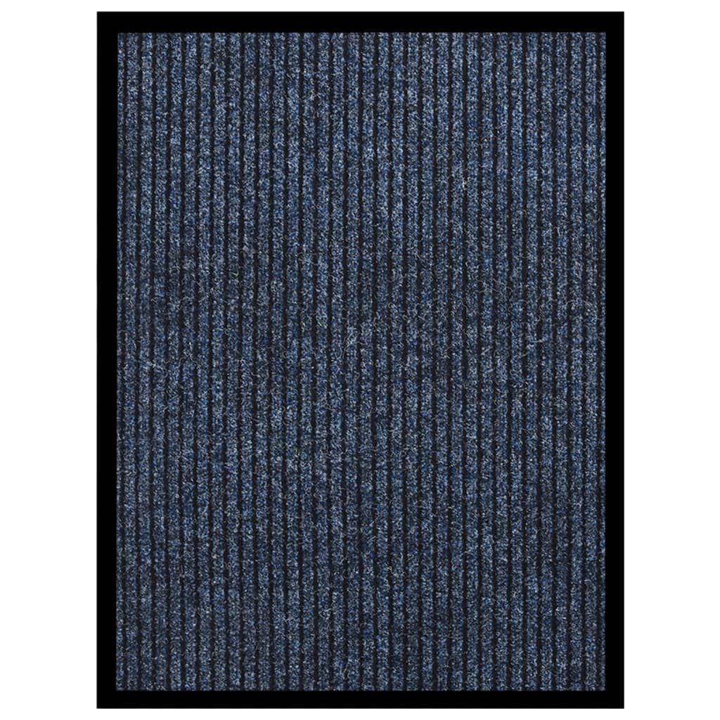 Dørmåtte Stribet Blå 60x80 cm