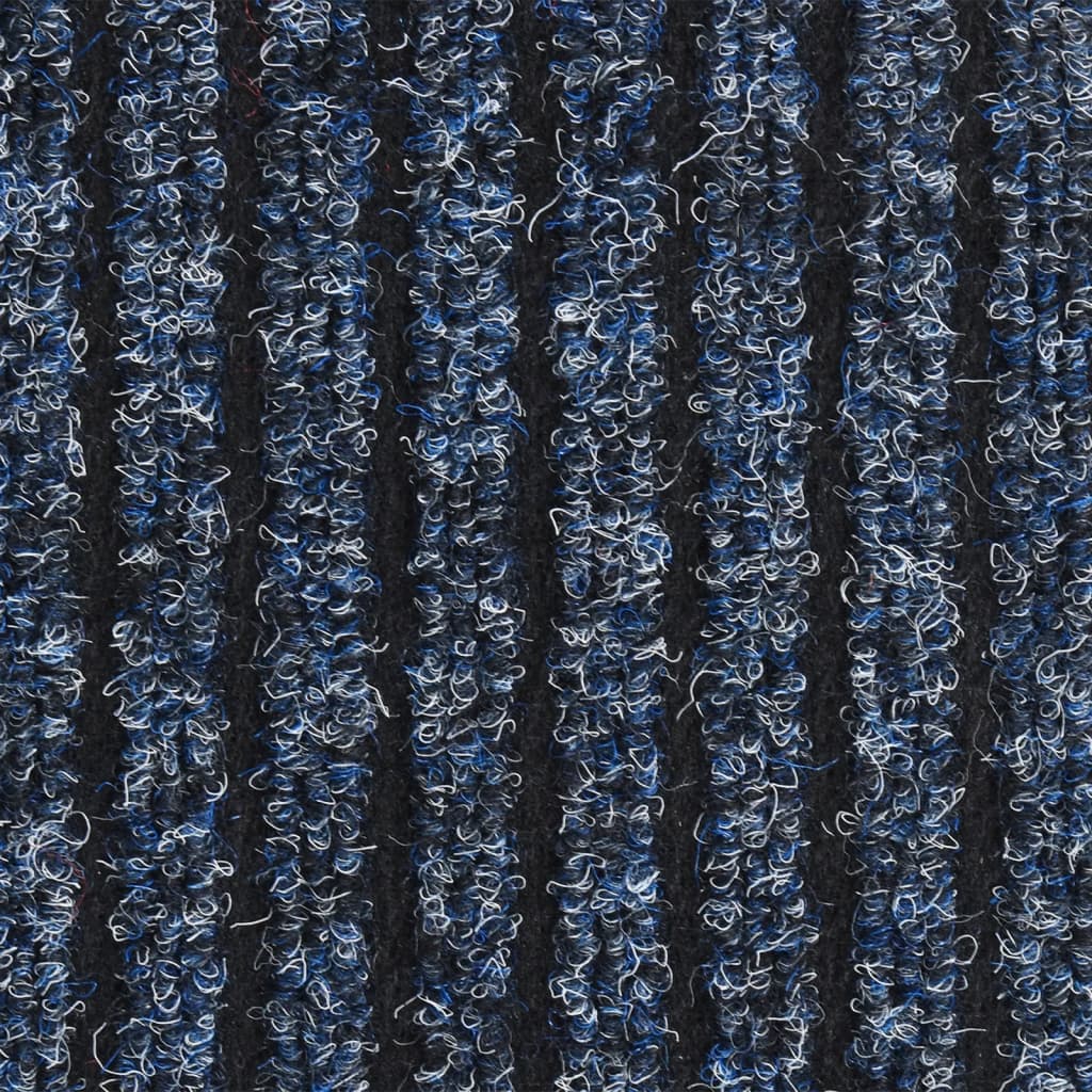 Dørmåtte Stribet Blå 60x80 cm