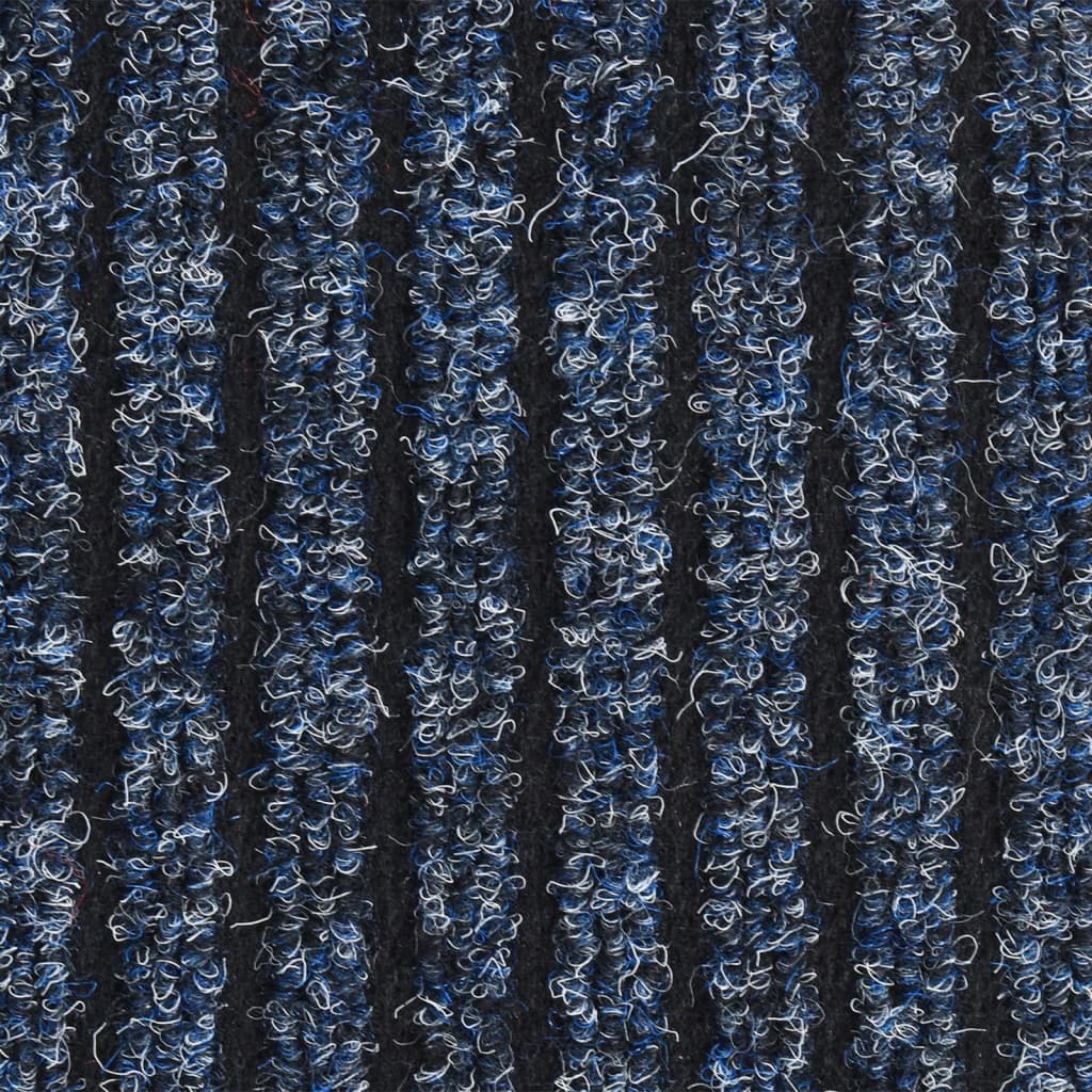 Dørmåtte Stribet Blå 80x120 cm