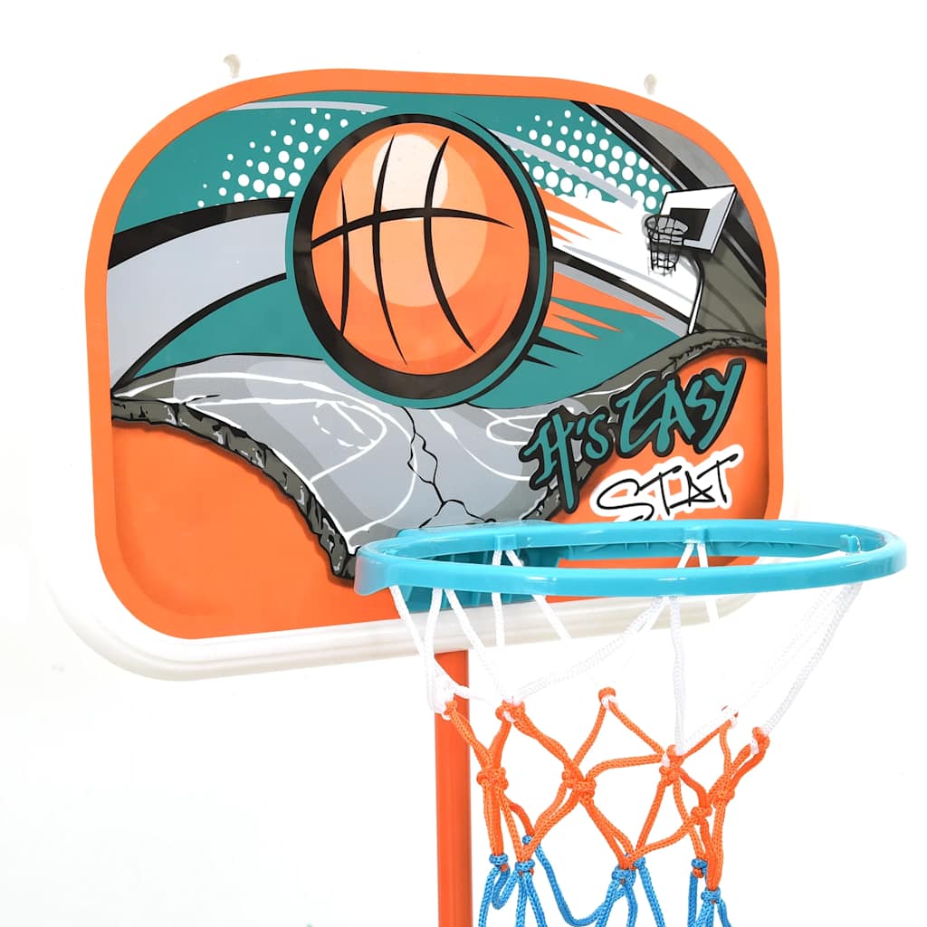 Transportabelt basketballspilsæt Justerbart 133-160 cm