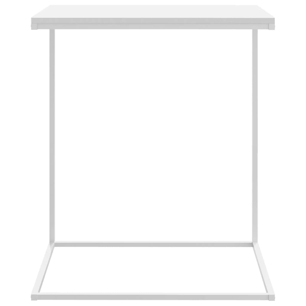 Beistelltisch Weiß 55x35x66 cm Holzwerkstoff