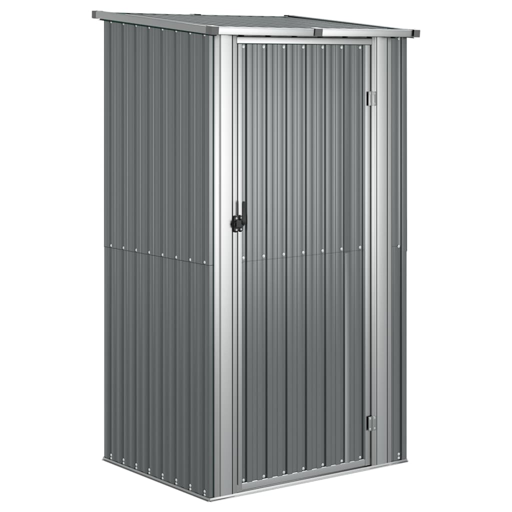 Værktøjsskur Grå 118,5x97x209,5 cm Galvaniseret stål
