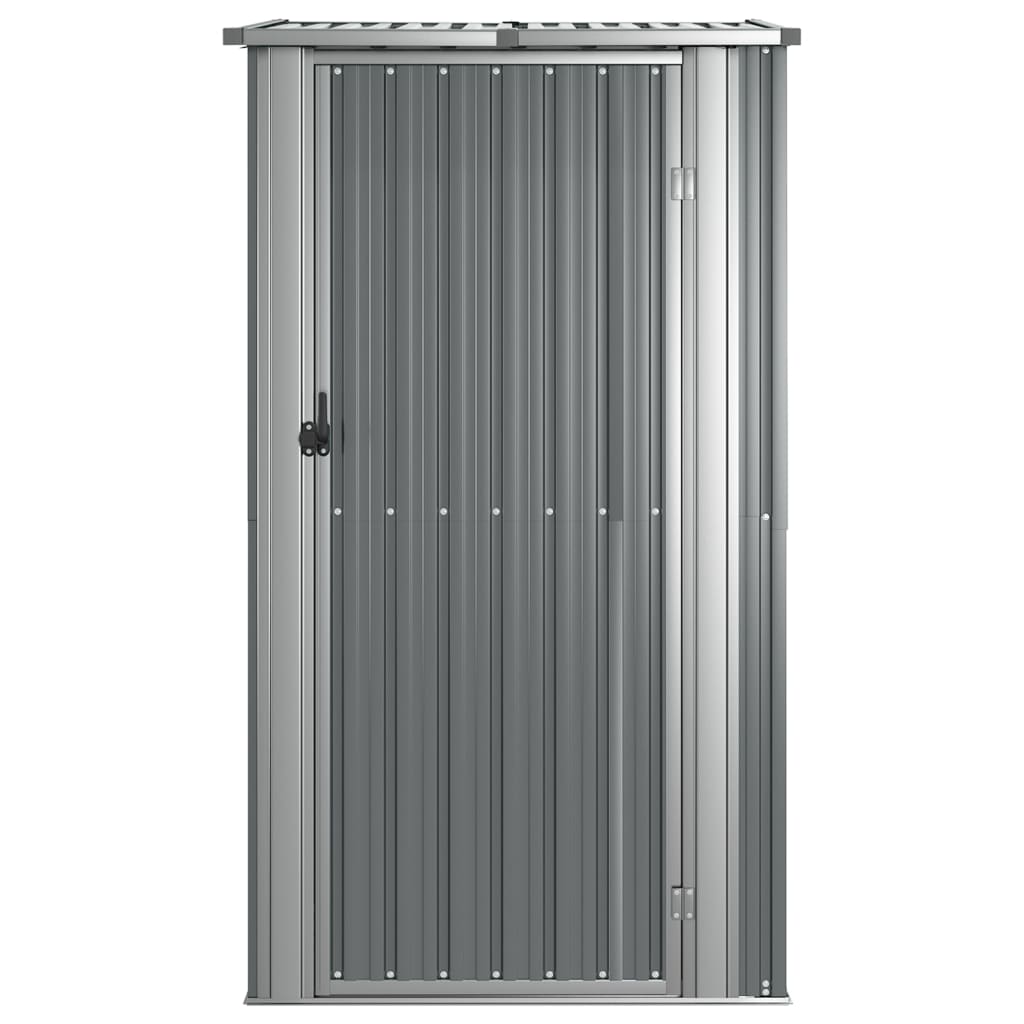 Værktøjsskur Grå 118,5x97x209,5 cm Galvaniseret stål