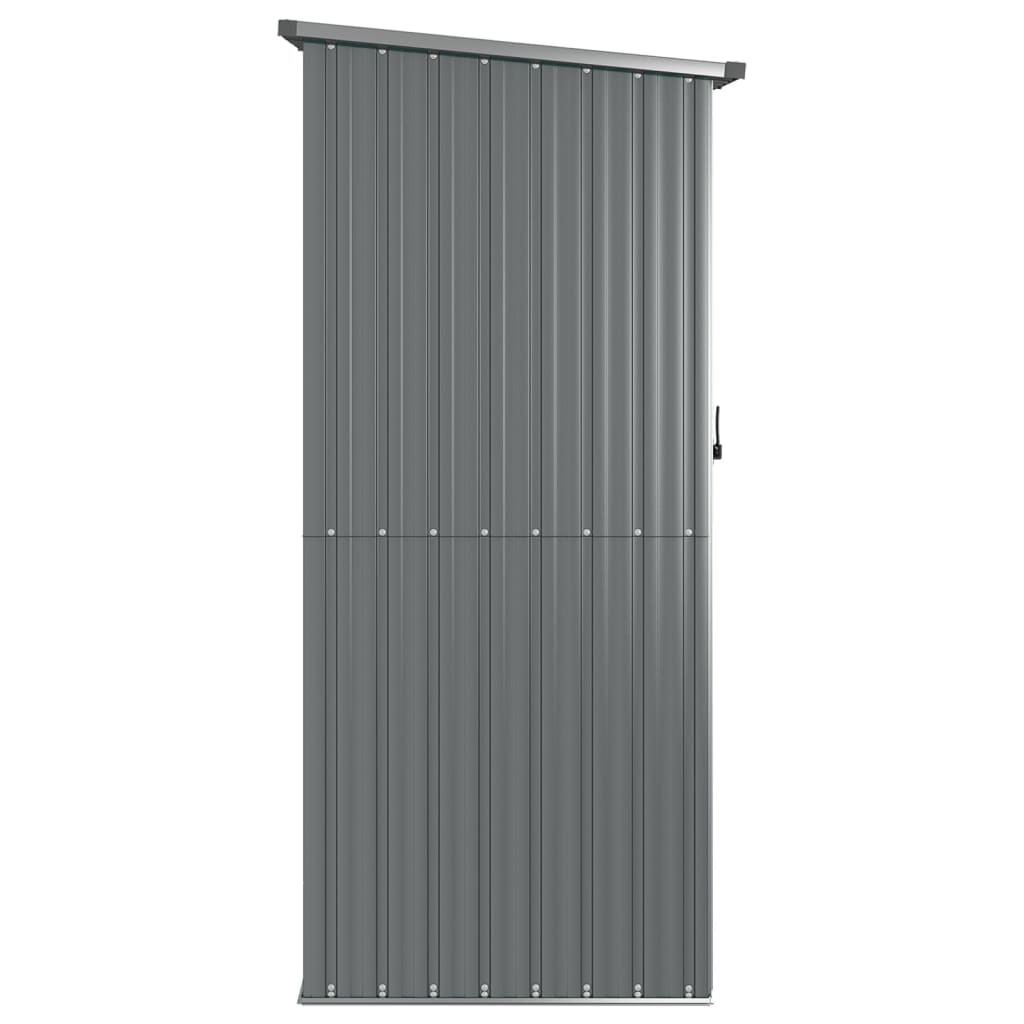 Værktøjsskur Grå 118,5x97x209,5 cm Galvaniseret stål