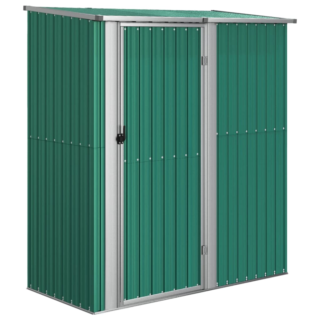 Redskabsskur Grøn 180,5x97x209,5 cm Galvaniseret stål