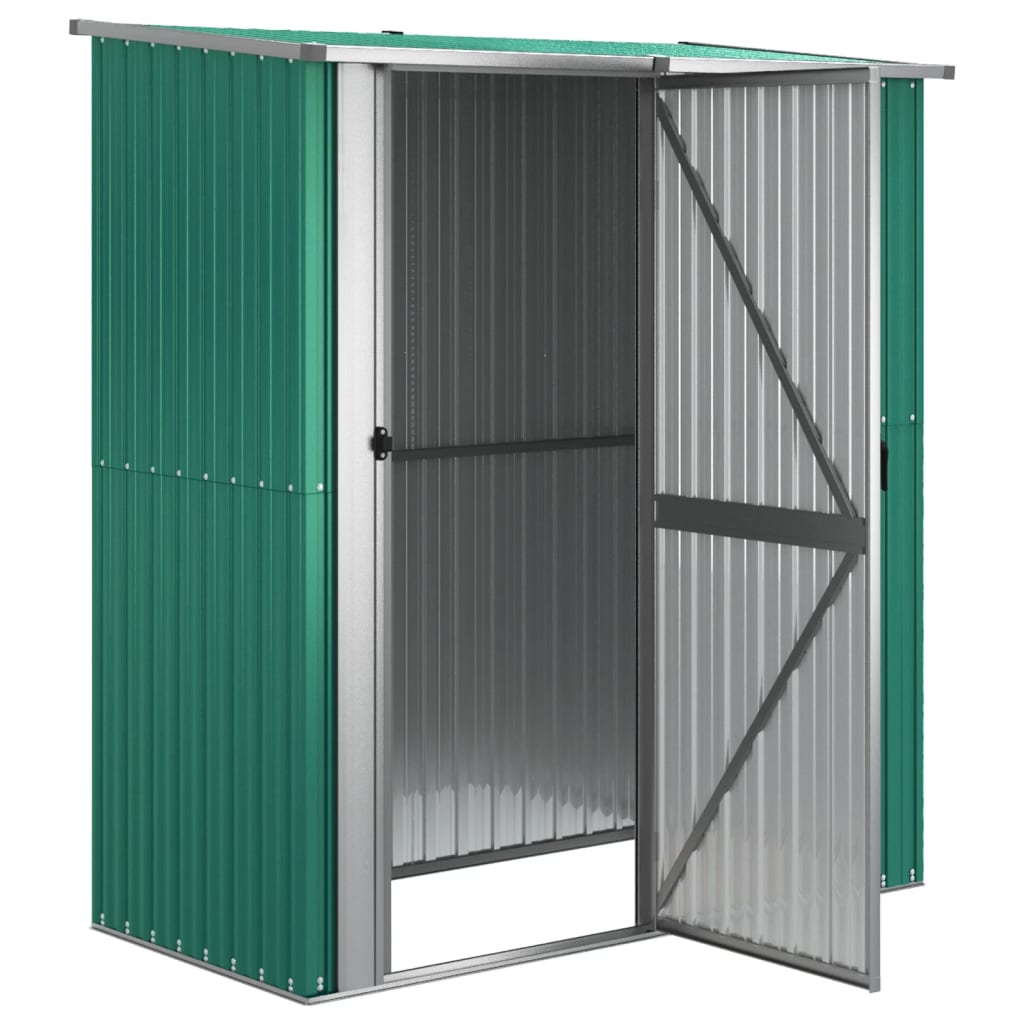 Redskabsskur Grøn 180,5x97x209,5 cm Galvaniseret stål