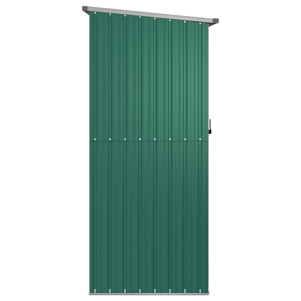 Redskabsskur Grøn 180,5x97x209,5 cm Galvaniseret stål
