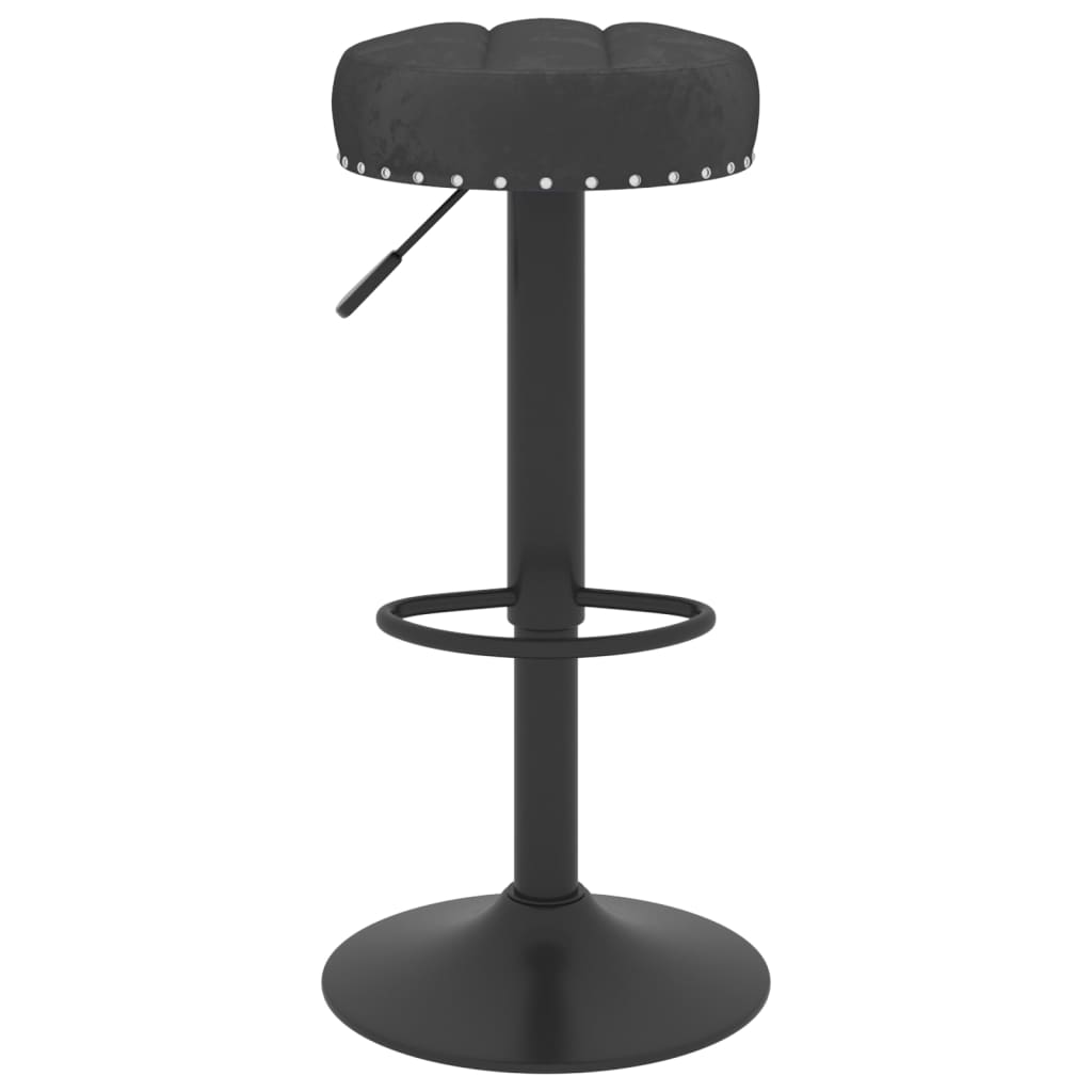 Barhocker 2 Stk. Schwarz Samt