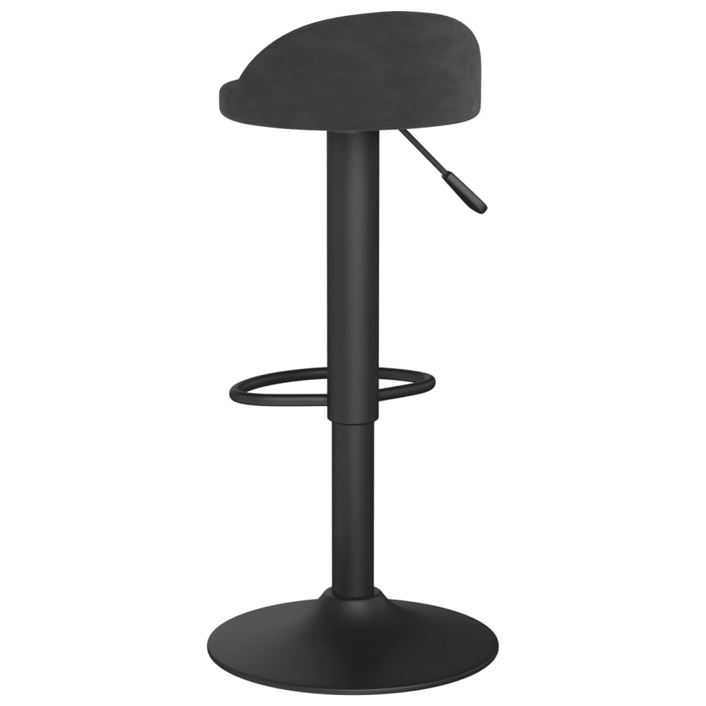 Barhocker 2 Stk. Schwarz Samt