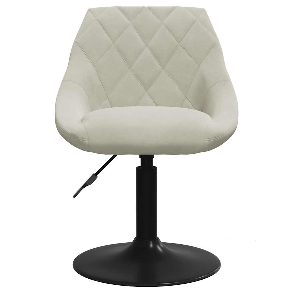 Barhocker Creme Samt