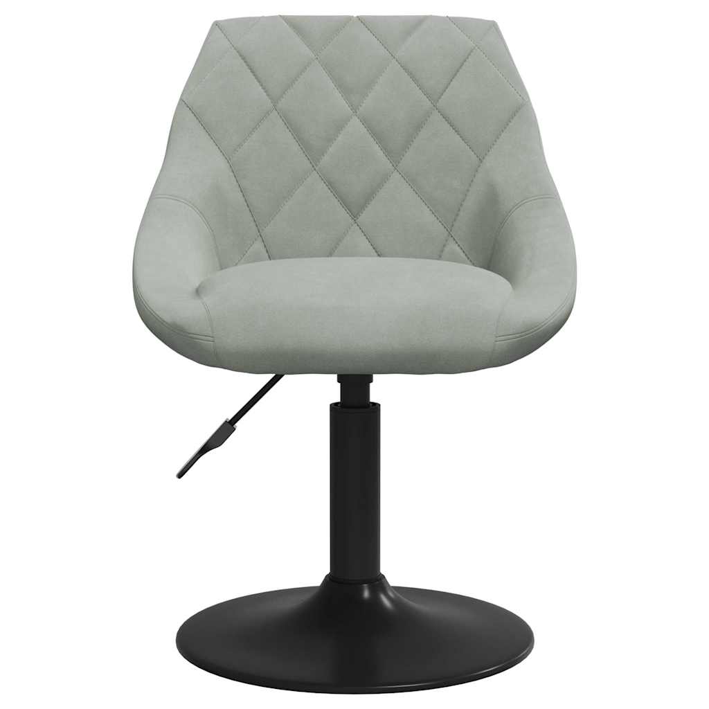 Barhocker Hellgrau Samt
