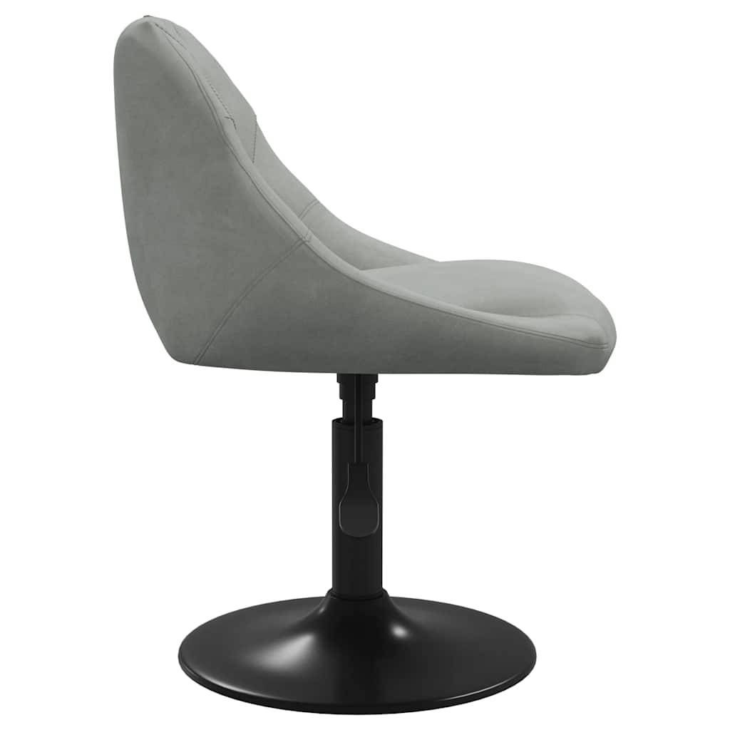 Barhocker Hellgrau Samt
