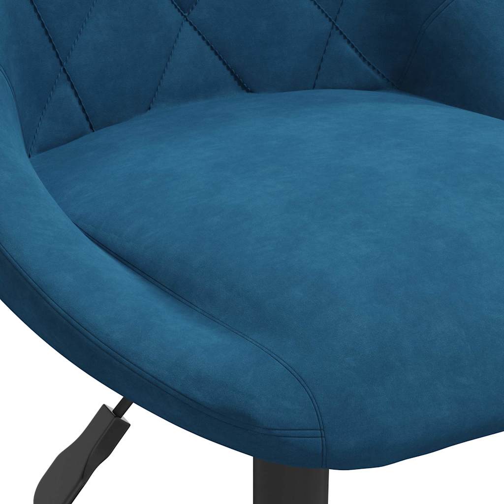 Barhocker Blau Samt