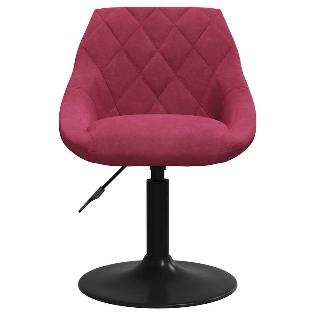 Barhocker Weinrot Samt