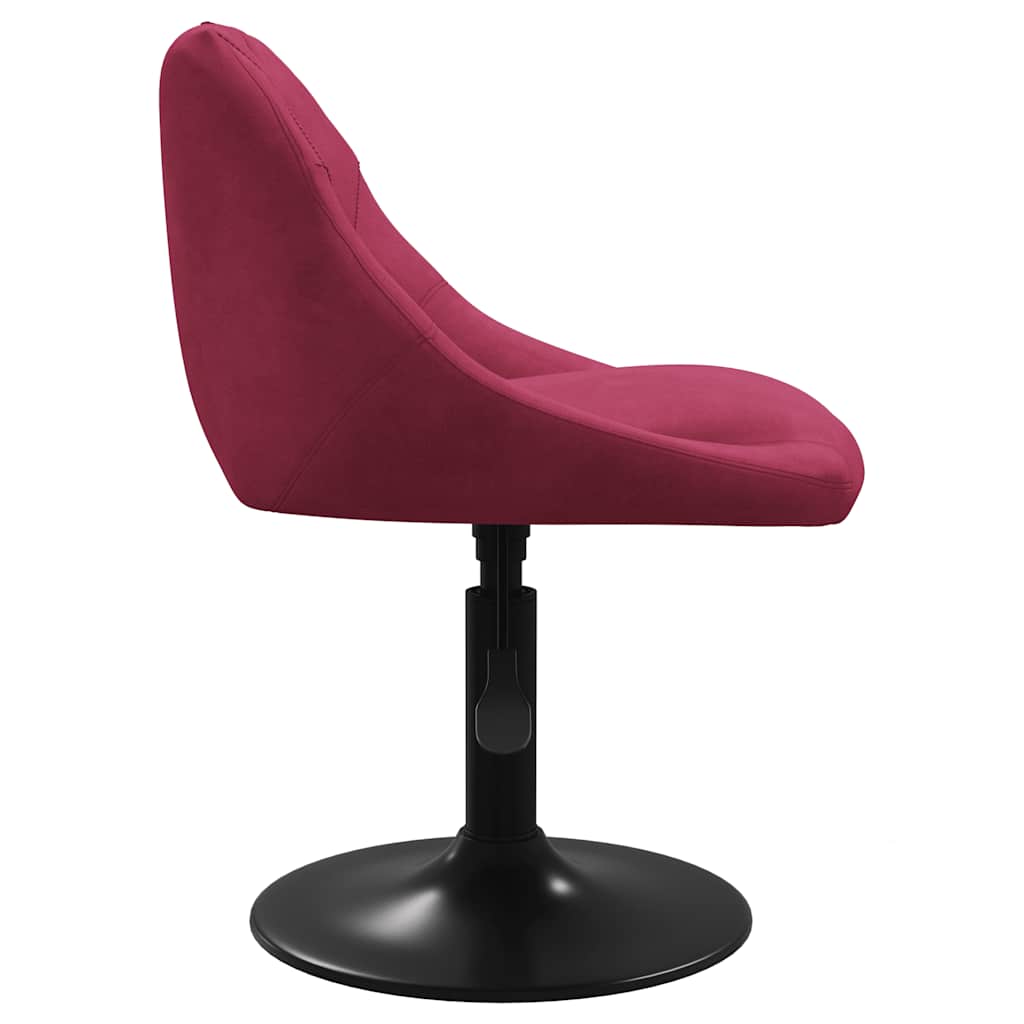 Barhocker Weinrot Samt