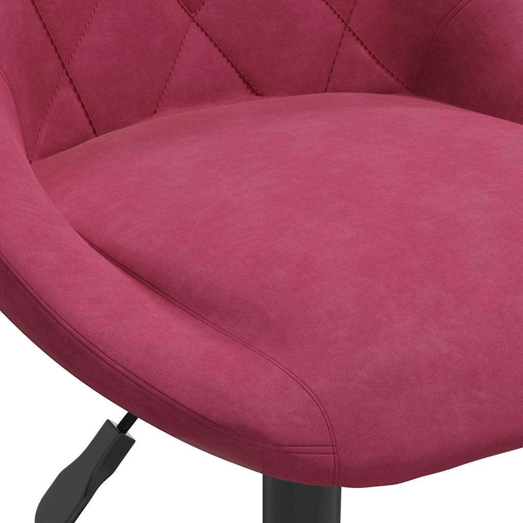 Barhocker Weinrot Samt