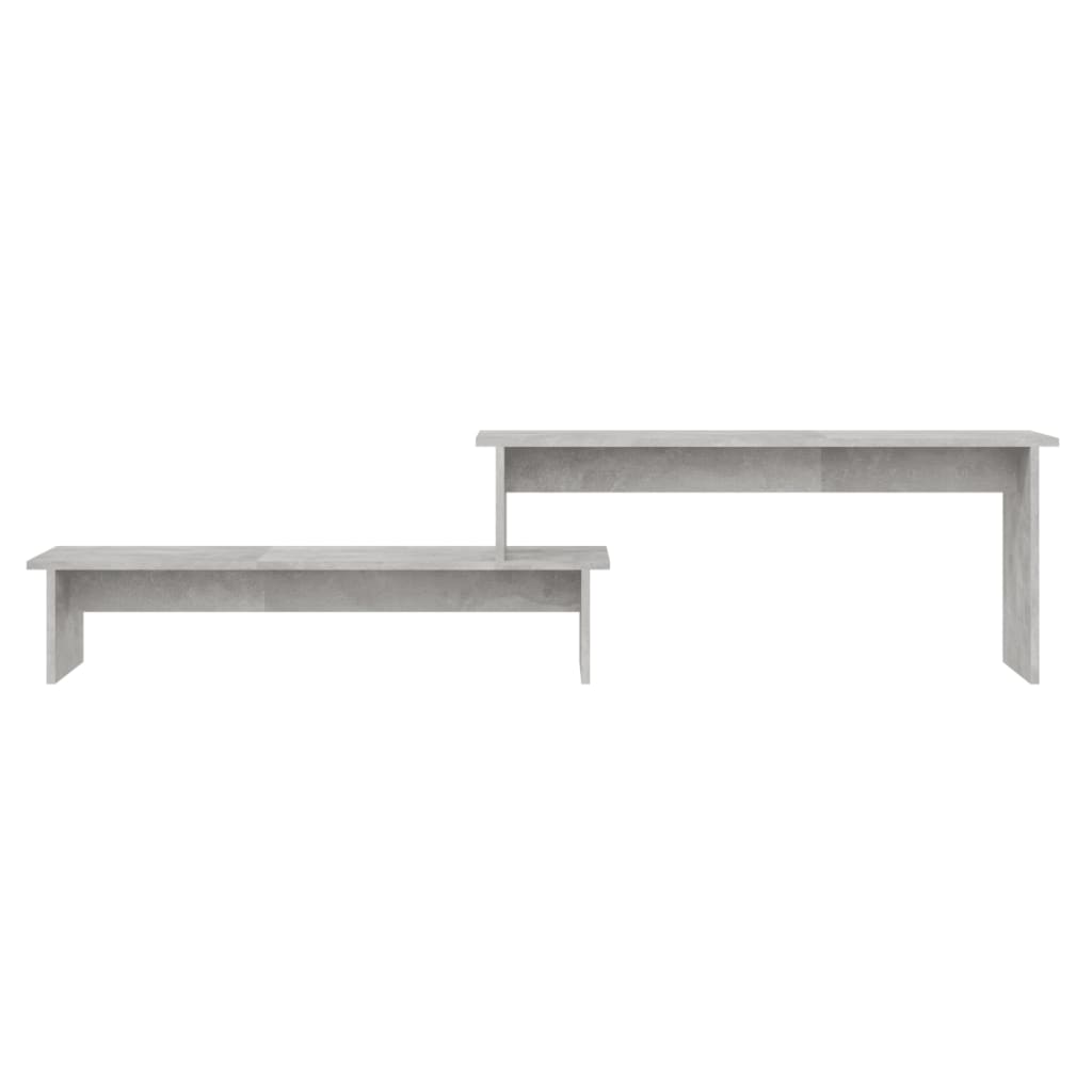 TV-Schrank Betongrau 180x30x43 cm Holzwerkstoff