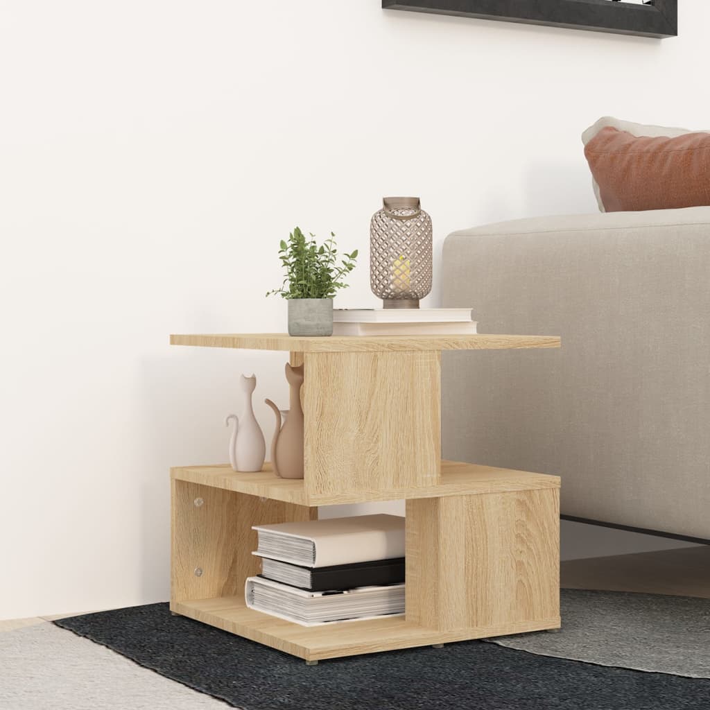 Sidebord Sonoma eg 40x40x40 cm træmateriale