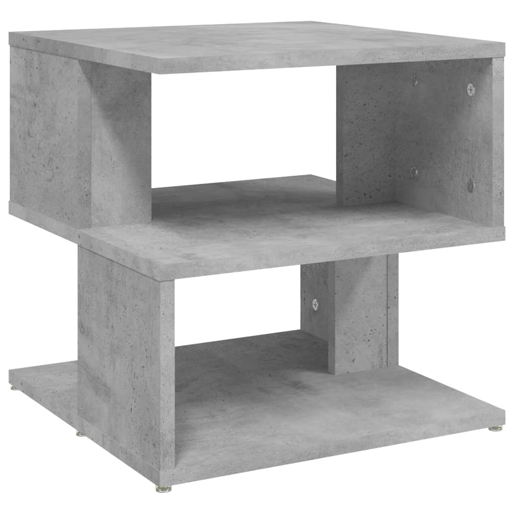 Sidebord betongrå 40x40x40 cm træmateriale