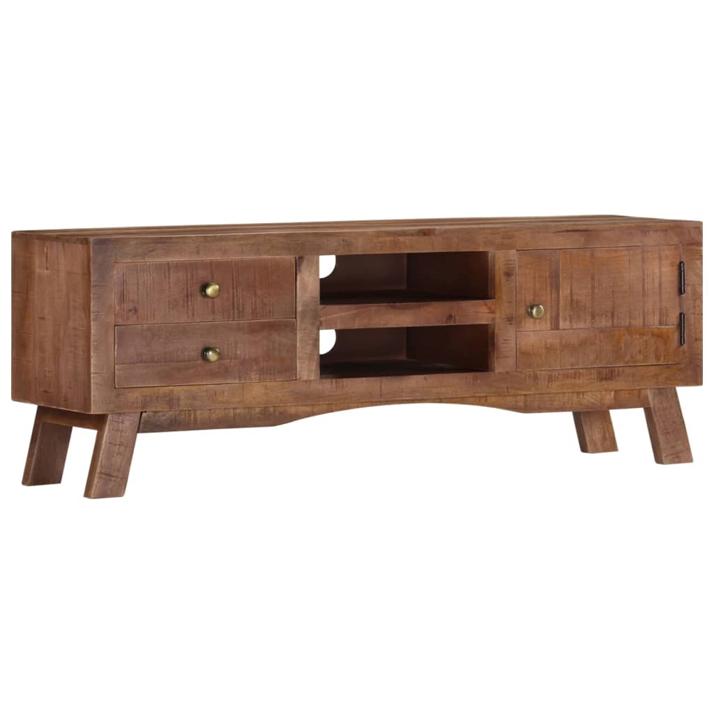 TV-skab 110x30x40 cm Groft mangotræ