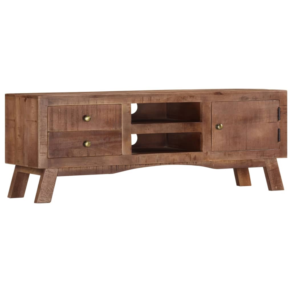 TV-skab 110x30x40 cm Groft mangotræ