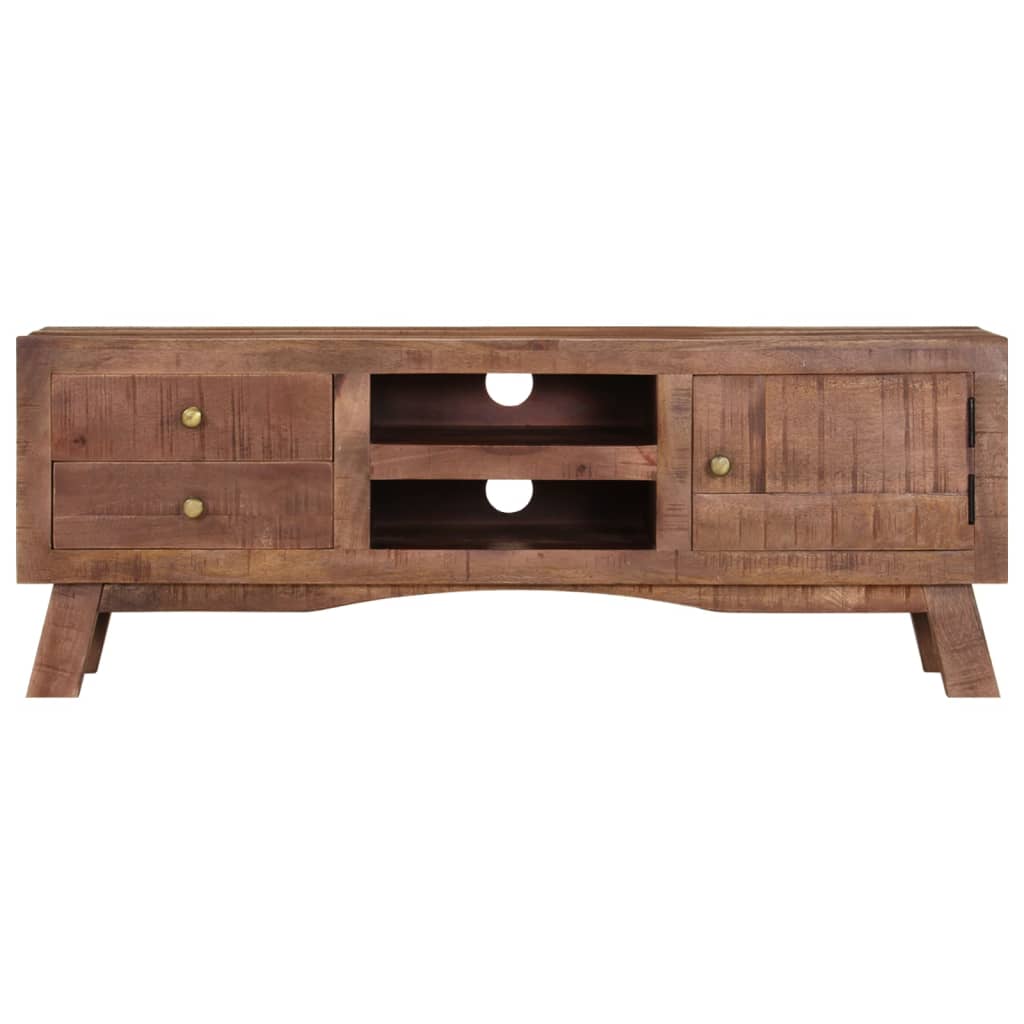TV-skab 110x30x40 cm Groft mangotræ