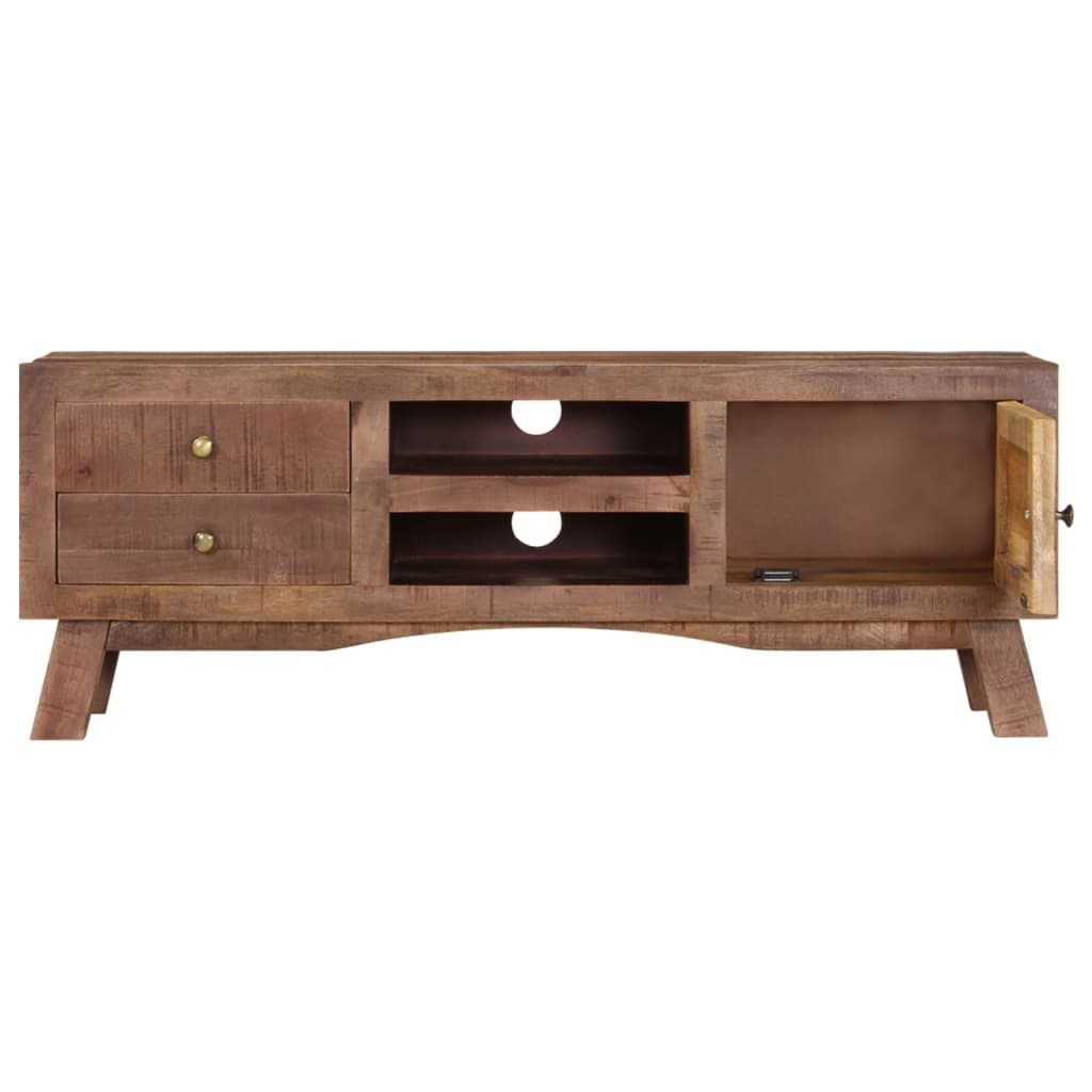 TV-skab 110x30x40 cm Groft mangotræ