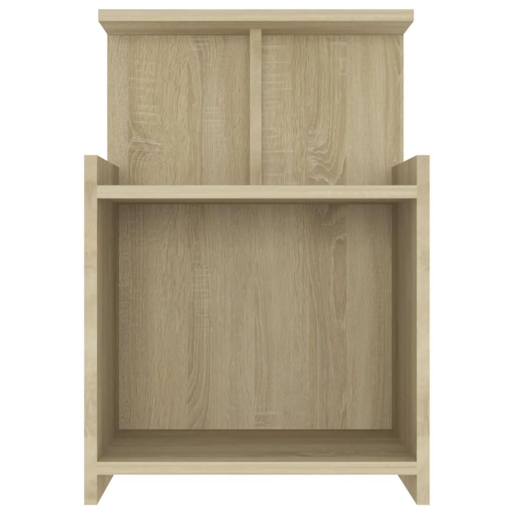 Nachttische 2 Stk. Sonoma-Eiche 40x35x60 cm Holzwerkstoff